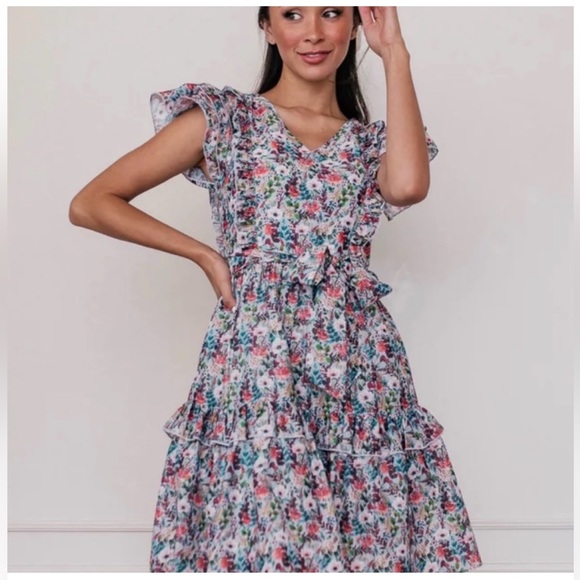 Jessakae | Full Bloom Ruffled Tier Dress Size XS - Picture 6 of 7